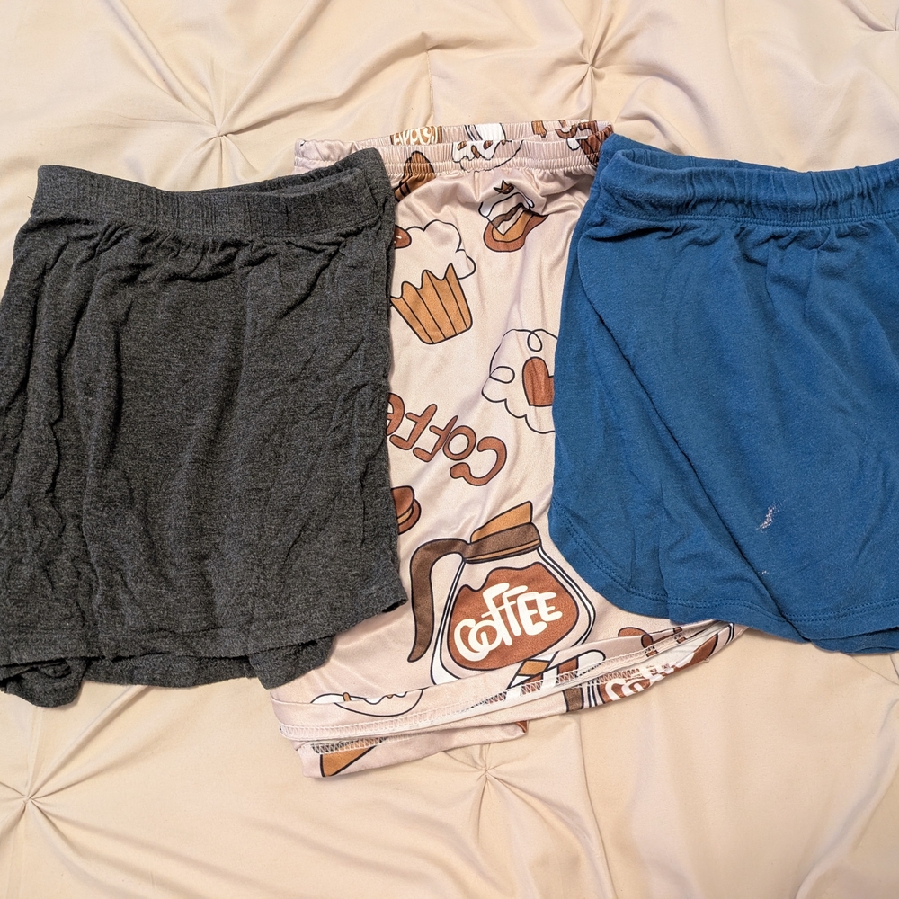 Set of 3 Womens Lounge Shorts